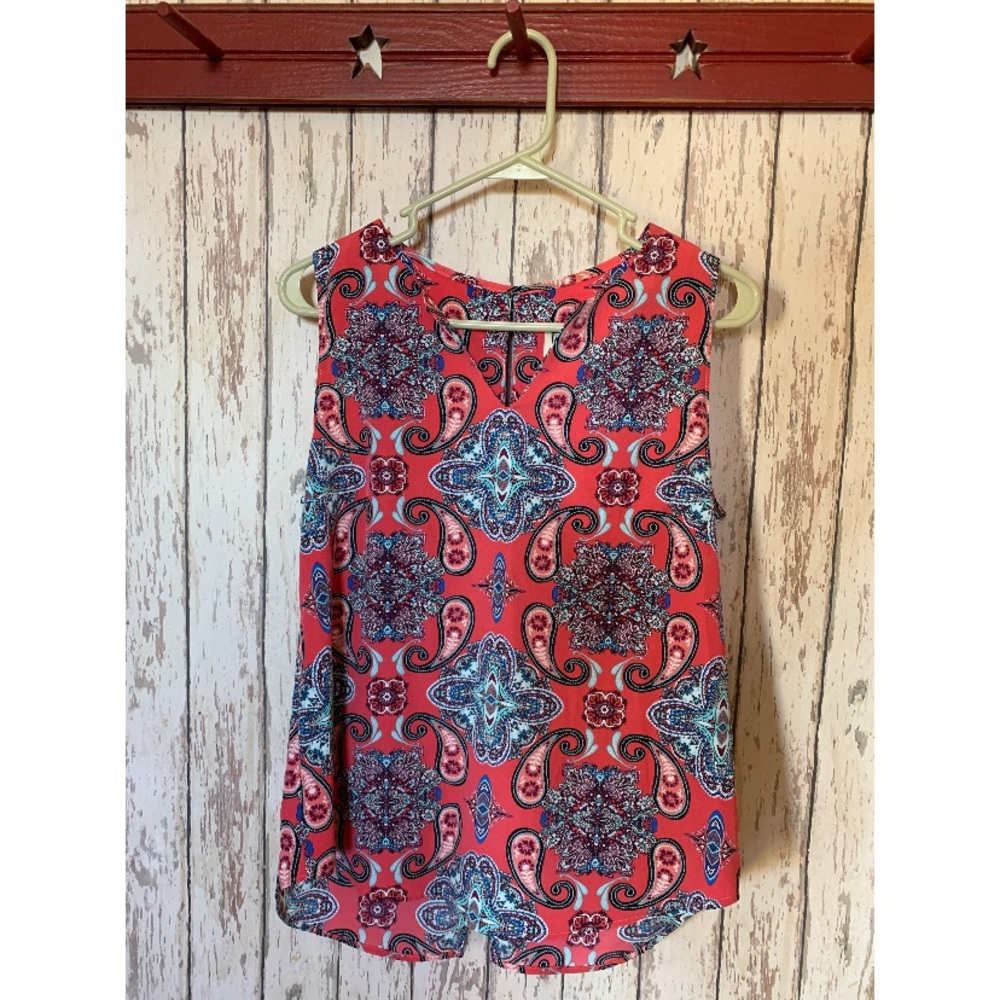 Kaleidoscope Patterned Tank Top